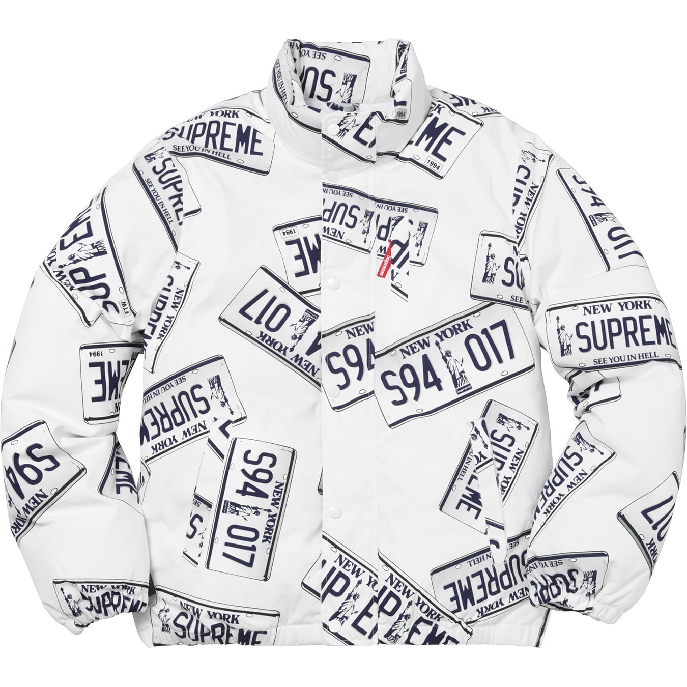 License Plate Puffy Jacket view 7